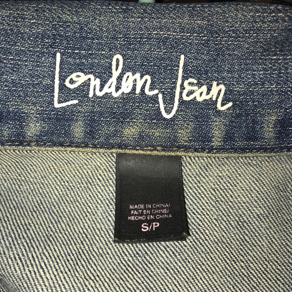 SOLD London jean jacket - Picture 4 of 4